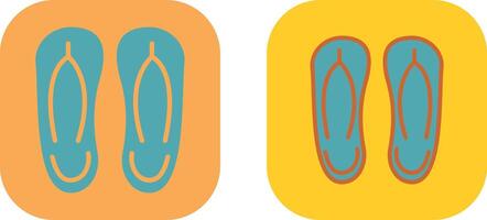 Slippers Icon Design vector