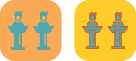 Debate Icon Design vector