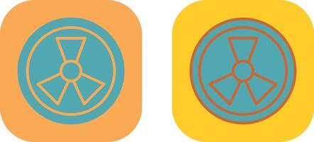 Radiation Icon Design vector