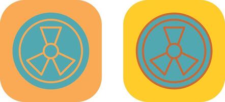 Radiation Icon Design vector