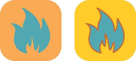 Flame Icon Design vector