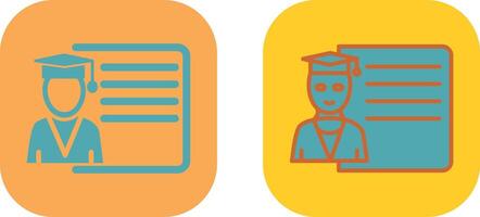 Lecture Icon Design vector