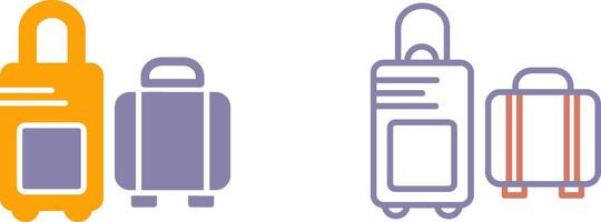 Suitcase Icon Design vector