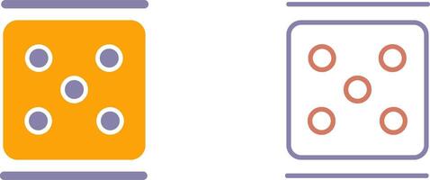 Dice Icon Design vector