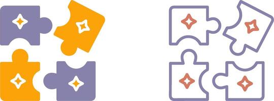 Puzzle Icon Design vector