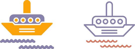 Steamship Icon Design vector