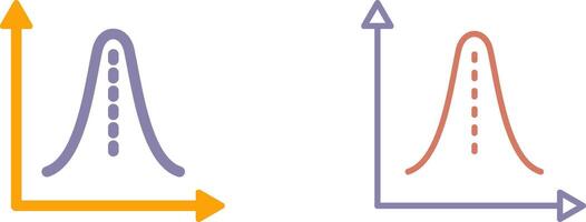 Histogram Icon Design vector