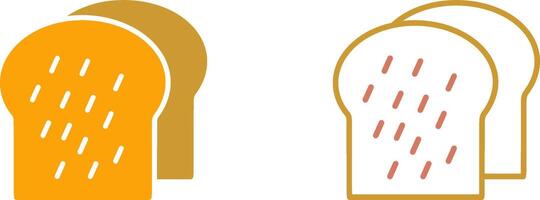 Toast Icon Design vector