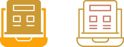Layout Icon Design vector