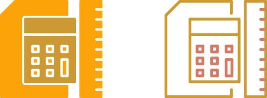 Ruler Icon Design vector