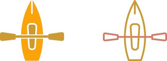 Kayak Icon Design vector