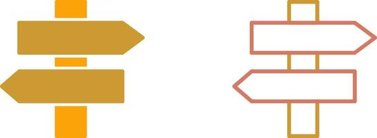 Signpost Icon Design vector