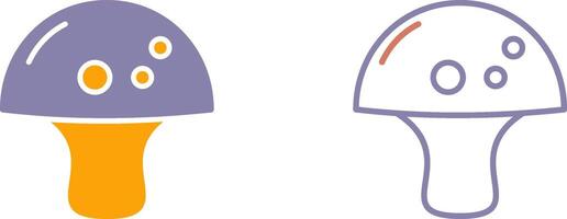 Mushrooms Icon Design vector