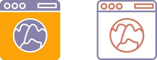 Browser Icon Design vector