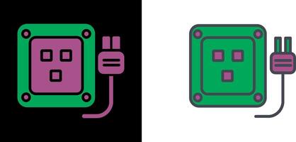 Socket Icon Design vector