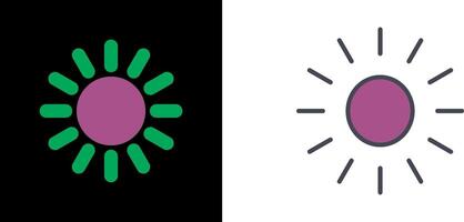 Sun Icon Design vector
