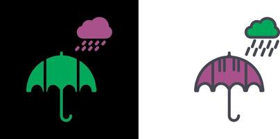 diseño de icono de paraguas vector