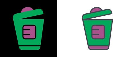 Bin Icon Design vector