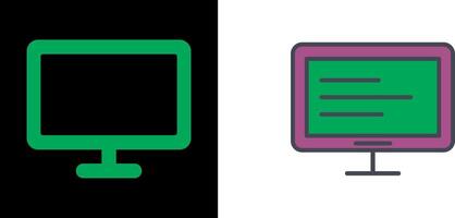 diseño de icono de pantalla lcd vector