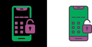 Unlock Icon Design vector