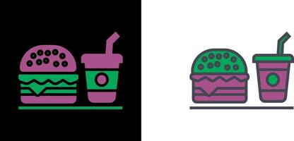 meriendas icono diseño vector