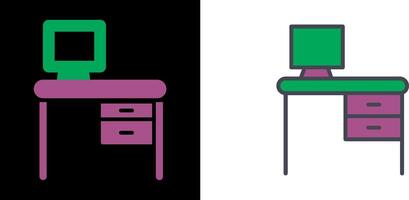 Desk Icon Design vector