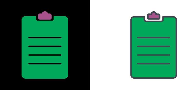 Notes Icon Design vector