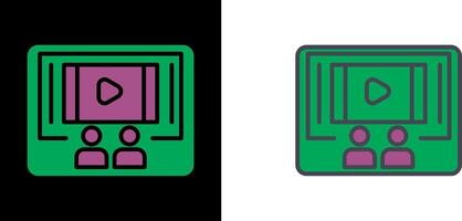 Auditorium Icon Design vector