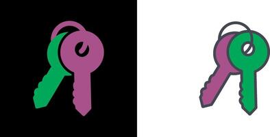 Keys Icon Design vector