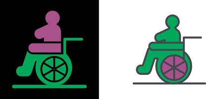 Wheelchair Icon Design vector