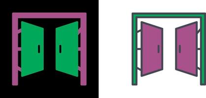 puertas icono diseño vector