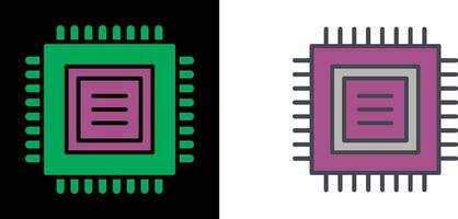 CPU Icon Design vector