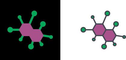 Molecule Icon Design vector