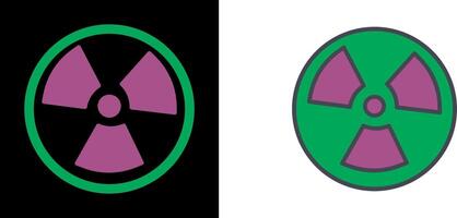 diseño de icono nuclear vector