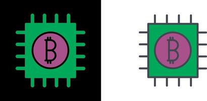 diseño de icono de chip vector