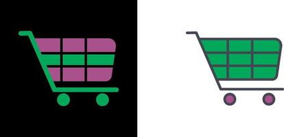 Trolley Icon Design vector