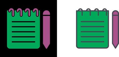 Note Icon Design vector