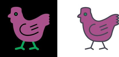aves de corral icono diseño vector