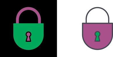 Padlock Icon Design vector