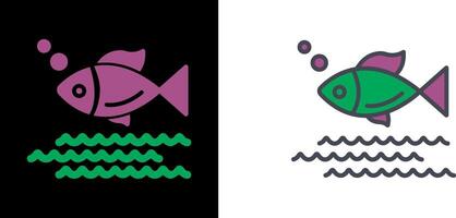 Fish Icon Design vector