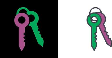 Keys Icon Design vector