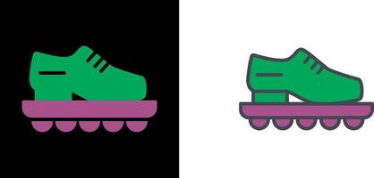 diseño de icono de patines vector