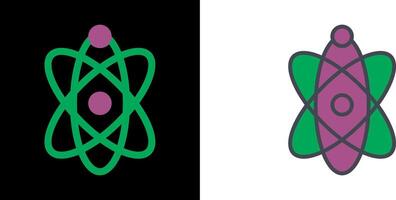 Atom Icon Design vector