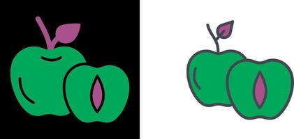 Apricot Icon Design vector
