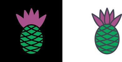 Pineapple Icon Design vector