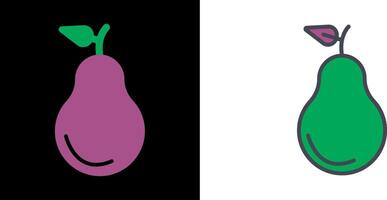 Pear Icon Design vector