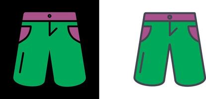 diseño de icono de pantalones cortos vector