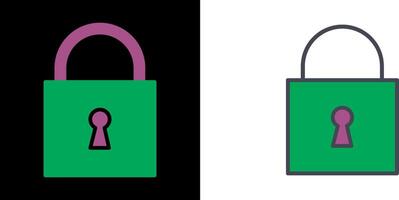 Padlock Icon Design vector