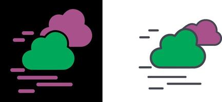 diseño de icono de nube vector