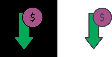 Loss Icon Design vector